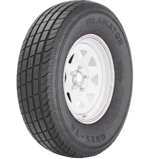 [280010] Tire and Wheel 205/75 R15 5on5 White Spoke